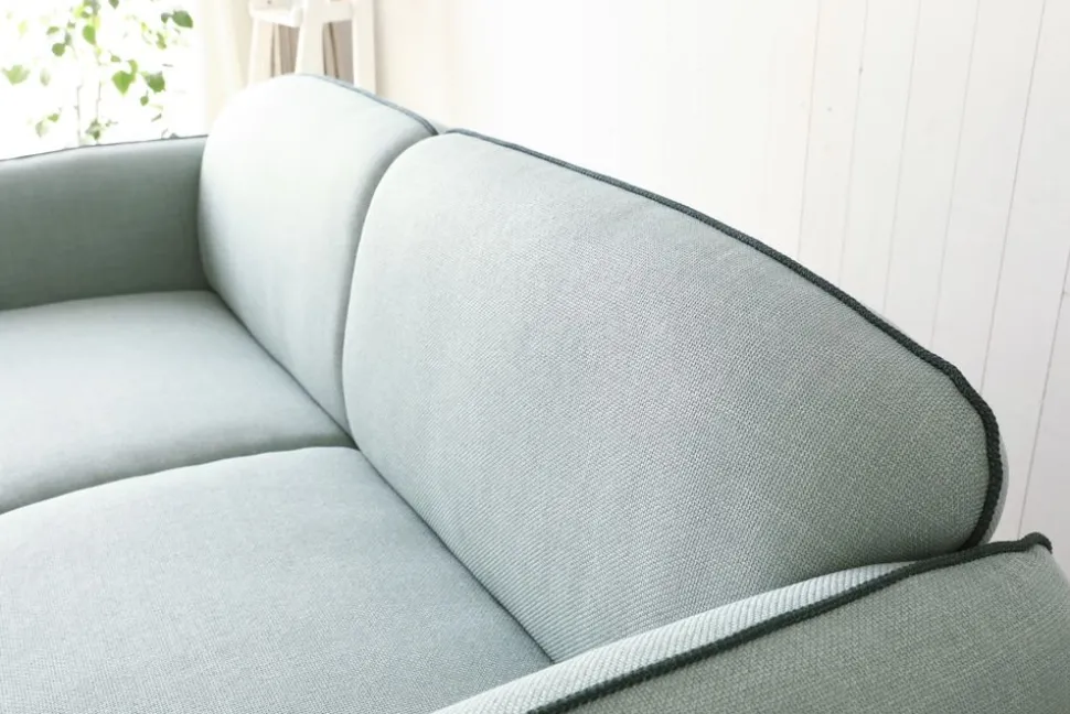 Soffa Catta med fotpall - 200 cm + Fläckborttagare för möbler