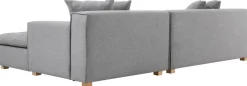 Soffa grå divan 251 cm - Sake