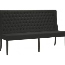 Soffa Mörrum Svart- 182 cm