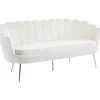 Soffa offwhite 3-sits - 180 cm - Kingsley + Textilrengöring för möbler