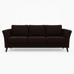 Soffa Roma 204 cm - Mörkbrun