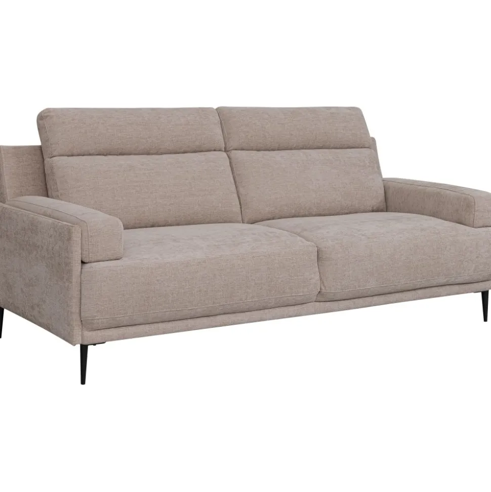 Soffa 3-sits beige 208 cm - Amsterdam + Textilrengöring för möbler
