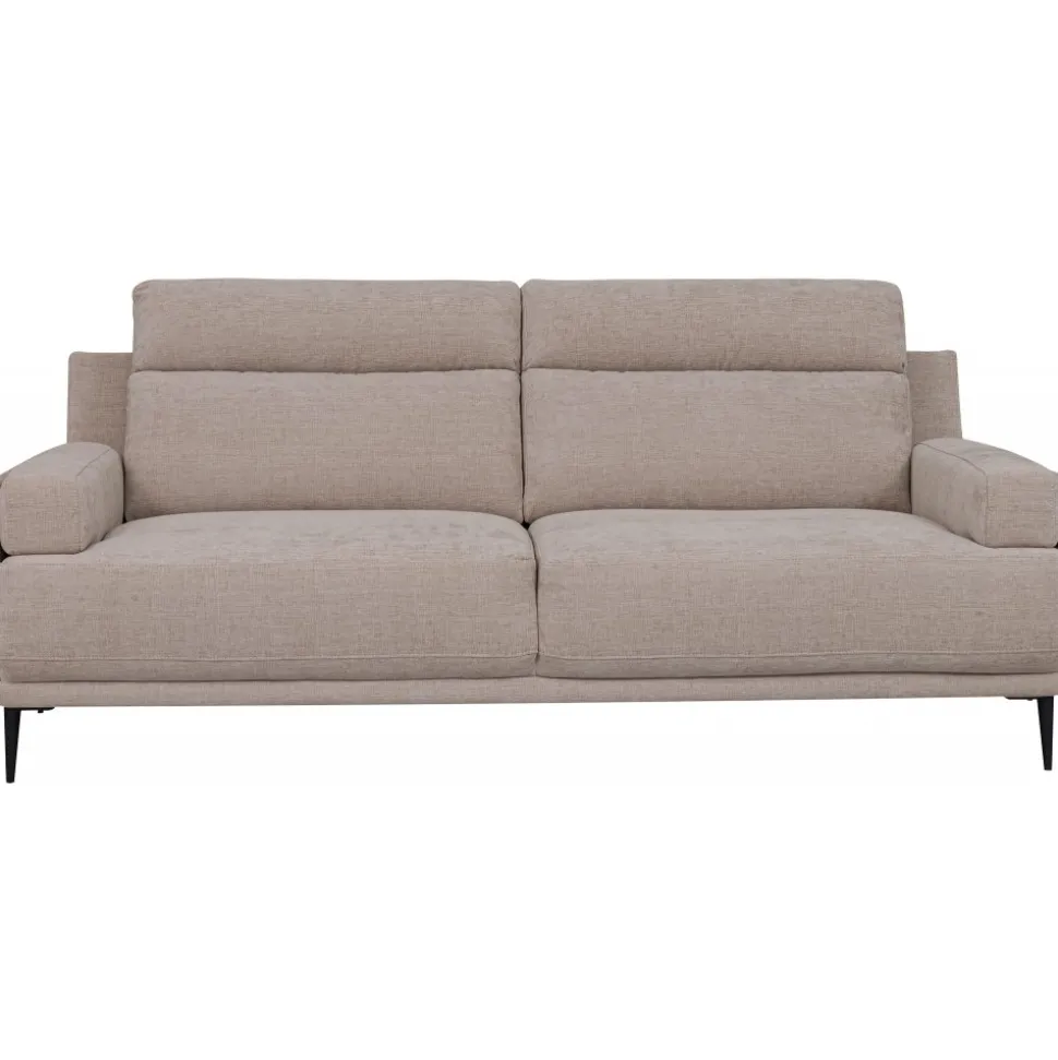 Soffa 3-sits beige 208 cm - Amsterdam + Textilrengöring för möbler