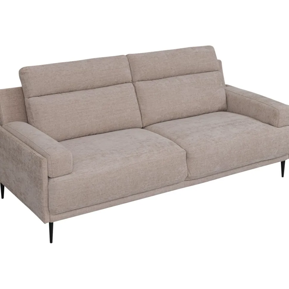 Soffa 3-sits beige 208 cm - Amsterdam + Textilrengöring för möbler