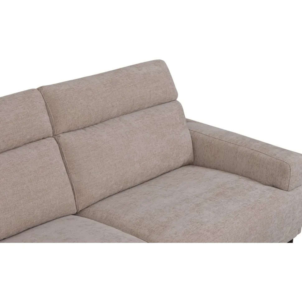Soffa 3-sits beige 208 cm - Amsterdam + Textilrengöring för möbler