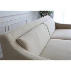 Soffa 3-sits beige modern - Hanna + Fläckborttagare för möbler