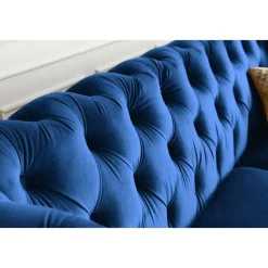 Soffa 2-sits chesterfield blå - Milton