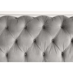 Soffa 2-sits chesterfield grå - Henry + Fläckborttagare för möbler