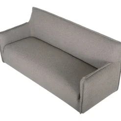 Soffa 3-sits i mörkbeige bouclè - Jupiter