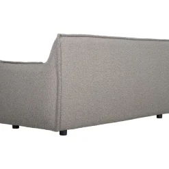 Soffa 3-sits i mörkbeige bouclè - Jupiter