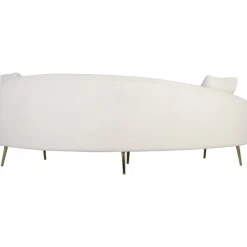 Soffa svängd 255 cm beige