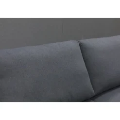 Soffa u-soffa 309 cm mörkgrått tyg - Solna + Textilrengöring för möbler