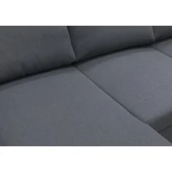 Soffa u-soffa 309 cm mörkgrått tyg - Solna