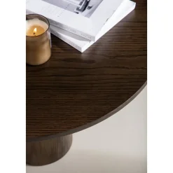 Soffbord Ø80 cm mocka - Olivia