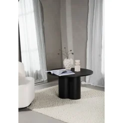 Soffbord Ø80 cm svart - Olivia