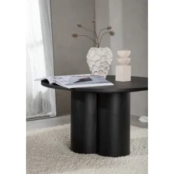 Soffbord Ø80 cm svart - Olivia