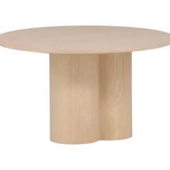 Soffbord Ø80 cm whitewash - Olivia
