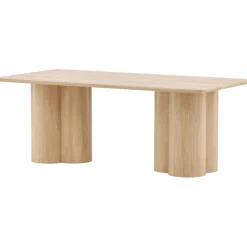 Soffbord 120 x 60 cm whitewash - Olivia