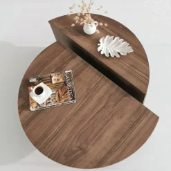 Soffbord i Valnöt 90 x 90 cm - Podium