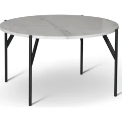 Soffbord ljus stenskiva 85 cm