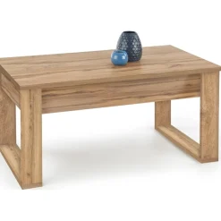 Soffbord med förvaringslådor 110x60 cm ek + Möbeltassar