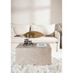 Soffbord 80x60 cm - York + Möbeltassar