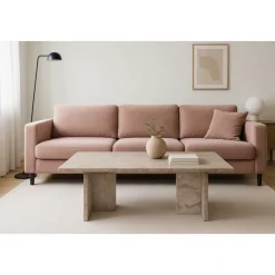 Soffbord 110x60 cm i marmor