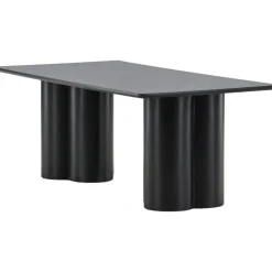 Soffbord 120x60 cm svartbetsat ek - Olivia