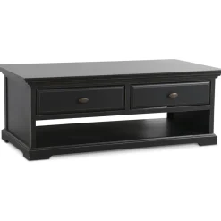 Soffbord med förvaring 130 x 70 cm + Fläckborttagare för möbler