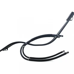 Solstol med gungfunktion - Svart + Rengöringsmedel för utemöbler