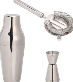 Sontell drinkset - Blankt stål