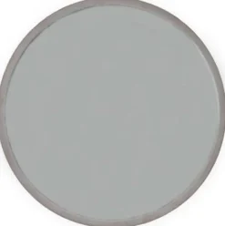 Spegel Ø40 cm ram i ljusrosa sammet + Karta med möbeltassar på köpet!