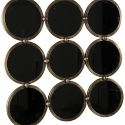 Spegel kapten 60x62 cm - Antik mässing + Glas och Kristallrengöring