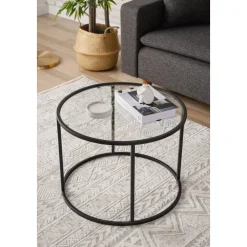 Spree soffbord Ø60 cm - Svart