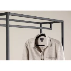 Staal klädhängare - Svart