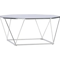 Österlen soffbord 100 x 100 cm - Silver