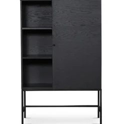 Stilo V.2 skåp i svartbetsad ek