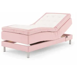 Ställbar säng 105x200 cm - Rosa