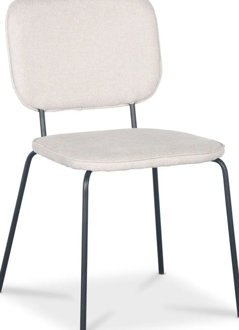 Stol beige tyg med svarta ben + Fläckborttagare för möbler