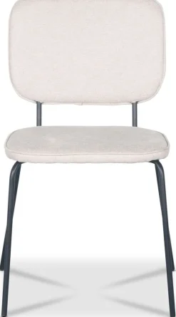 Stol beige tyg med svarta ben + Fläckborttagare för möbler