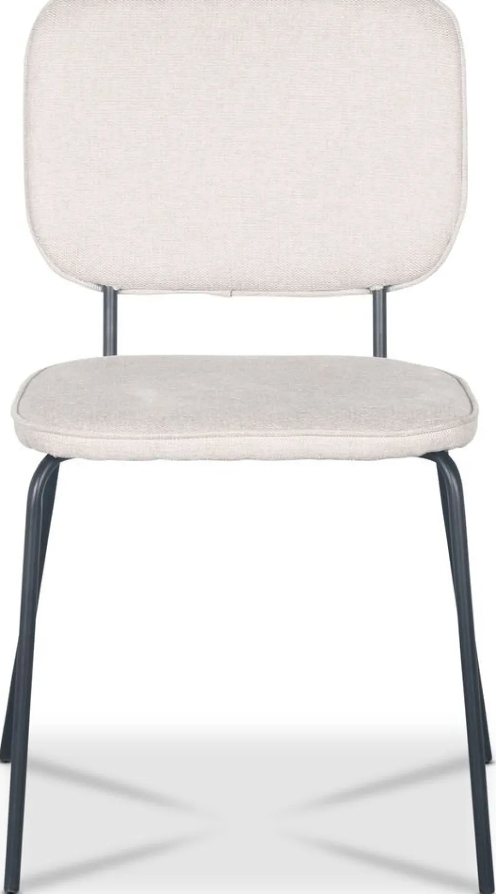 Stol beige tyg med svarta ben + Fläckborttagare för möbler