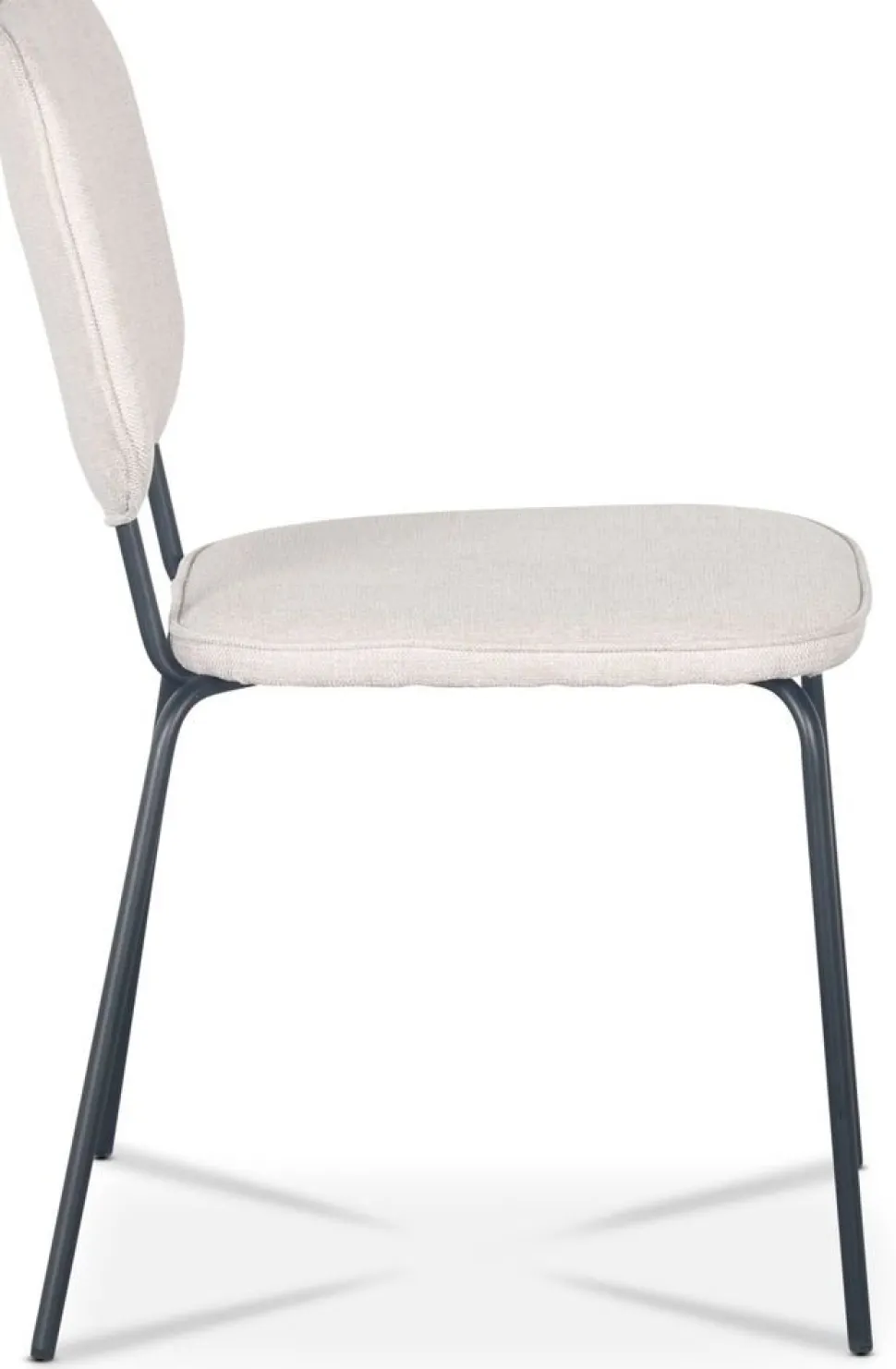 Stol beige tyg med svarta ben + Fläckborttagare för möbler