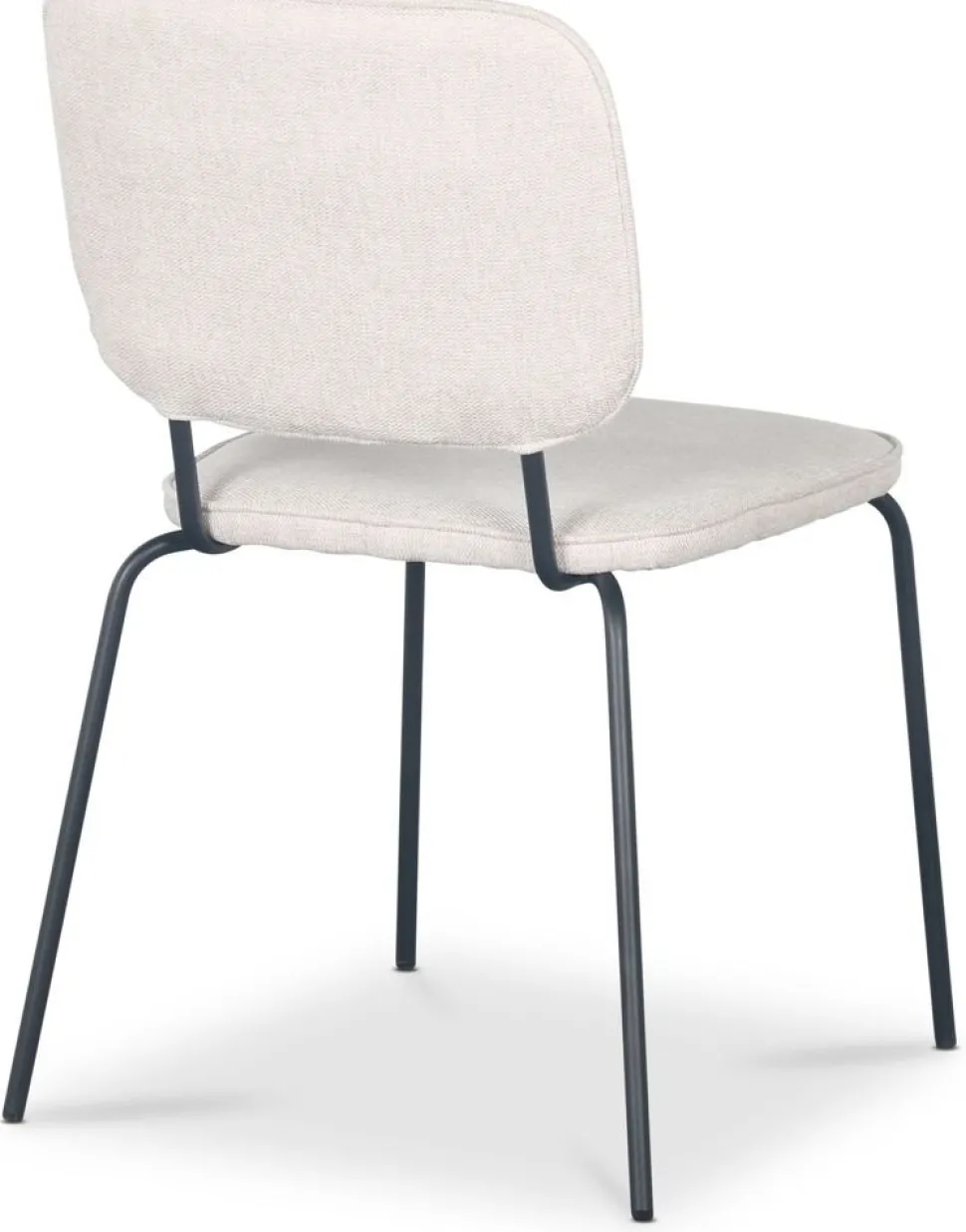 Stol beige tyg med svarta ben + Fläckborttagare för möbler