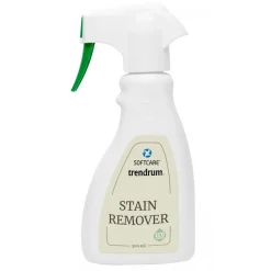 Stol beige tyg med svarta ben + Fläckborttagare för möbler