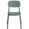 Stol grön plast stapelbar - Arkimedes
