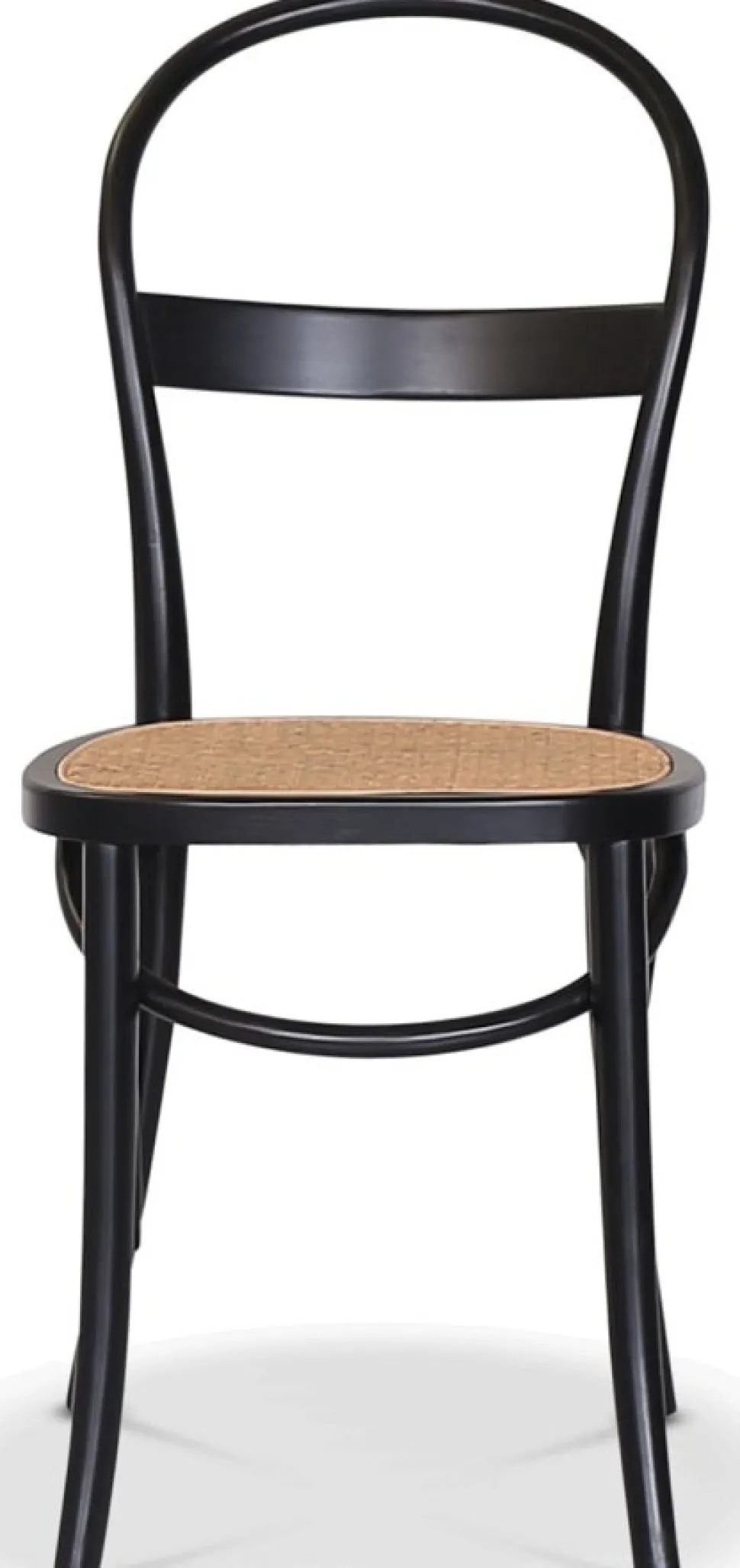 Stol i böjträ med rotting sits + Möbeltassar