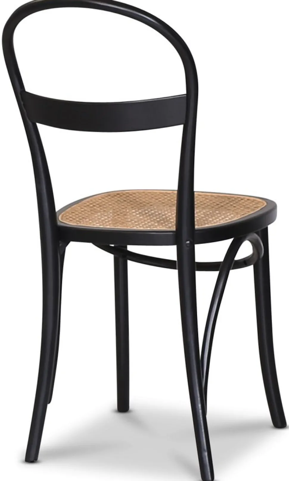 Stol i böjträ med rotting sits + Möbeltassar