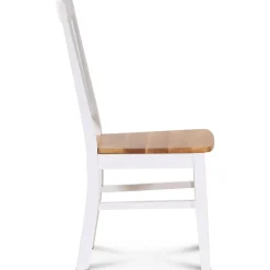 Stol i oljad ek/vit - Dalarös