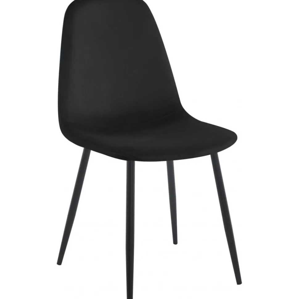 Stol i svart sammet - Carisma + Textilrengöring för möbler