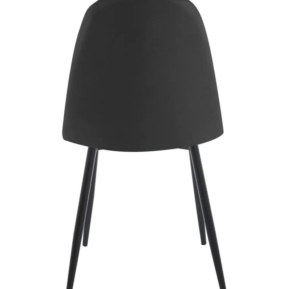 Stol i svart sammet - Carisma + Textilrengöring för möbler